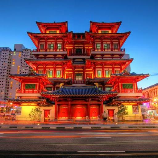 Boeddha Tand Tempel en Mu