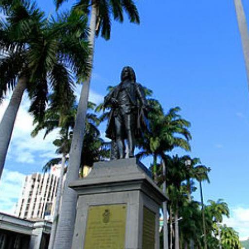 La estatua de Mahé  